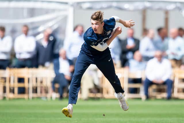 George Hill is keen to improve his bowling, making himself a genuine all-rounder for Yorkshire CCC. Picture by Allan McKenzie/SWpix.com