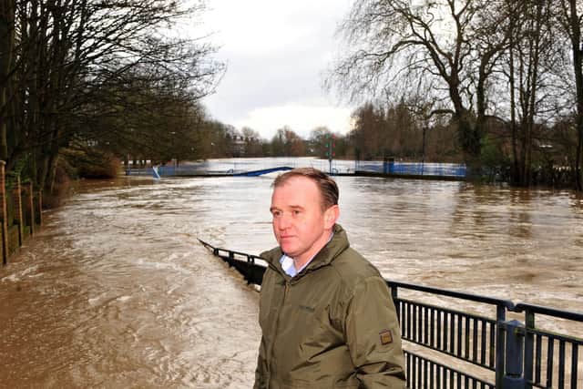 Environment Secretary George Eustice during a visit to York in February 2020.
