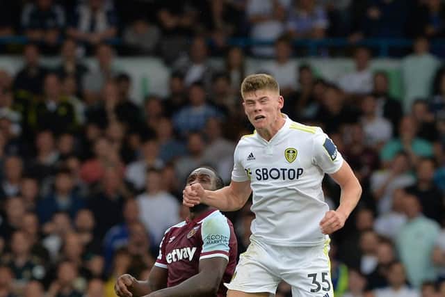 DEBUT: Charlie Cresswell played Premier League football for the first time against West Ham United
