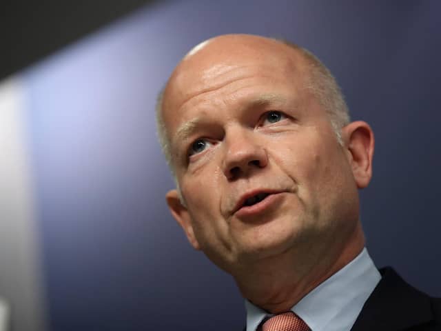 William Hague has warned against Scottish independence.