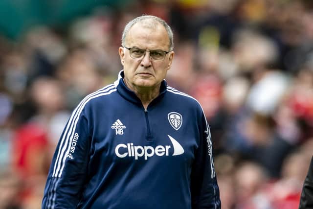 Marcelo Bielsa has yet to see his Leeds side win in the Premier League this season. (Picture: Tony Johnson)