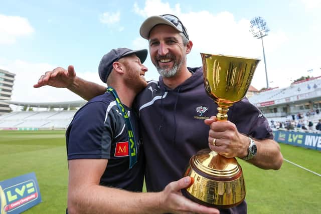 As a player, Andrew Gale captained Yorkshire to back-to-back County Championship titles under head coach Jason Gillespie  Picture by Alex Whitehead/SWpix.com