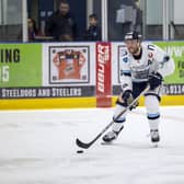 Jason Hewitt, in action for the Sheffield Steeldogs last weekend. Picture courtesy of Peter Best.