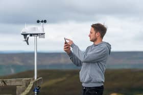 Amateur weatherman Andrew Vis runs 30 weather stations in North Yorkshire's remotest places to capture the county's most extreme weather. Image: James Hardisty