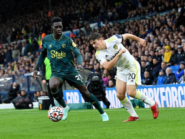 OUTSTANDING: Winger Dan James was on top form for Leeds United against Watford