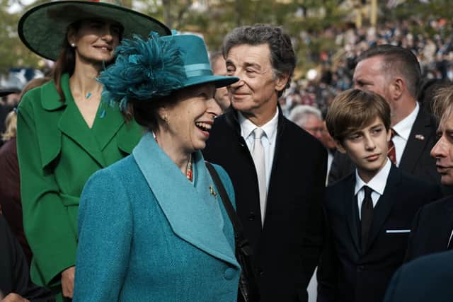 The Princess Royal was among the guests at the Qatar Prix de l'Arc de Triomphe.