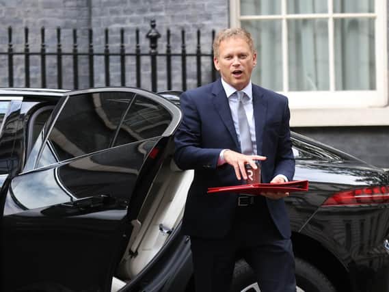 Transport Secretary Grant Shapps pictured on Downing Street in September 2021 (PA)