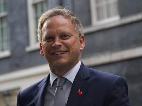 File photo dated 15/09/21 of Grant Shapps in Downing Street, London (PA)