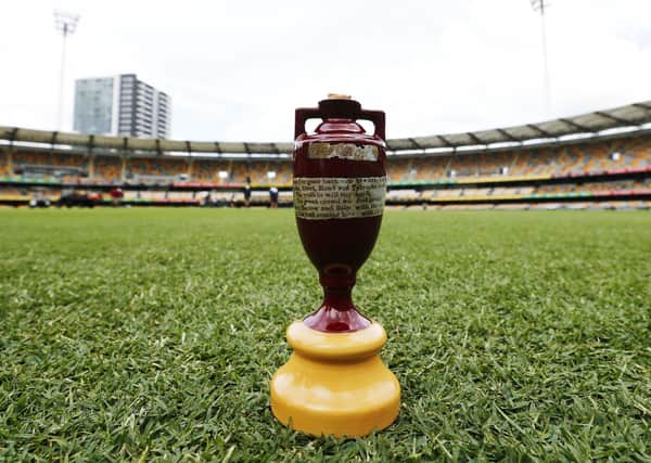 The Ashes Urn. Picture: Jason O'Brien/PA