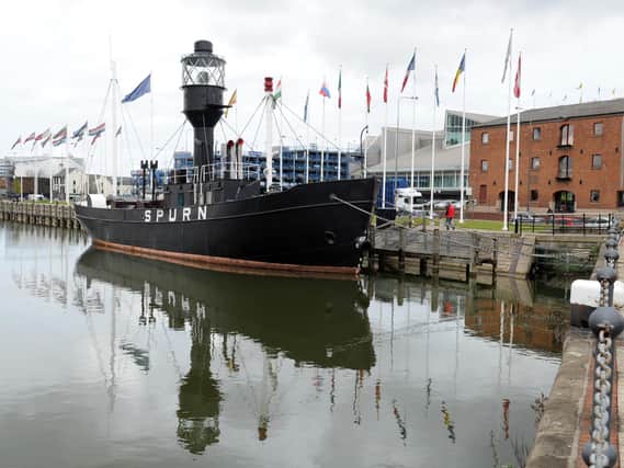 Spurn Lightship at her old mooring in Hull Marina Picture: Terry Carrott