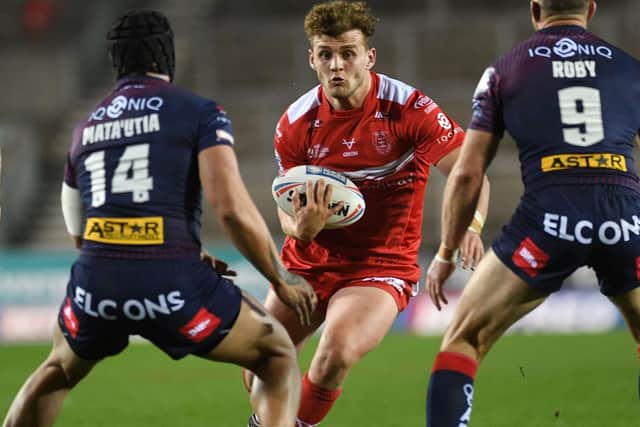 George Lawler in action for Hull KR against St Helens. Picture by Jonathan Gawthorpe.
