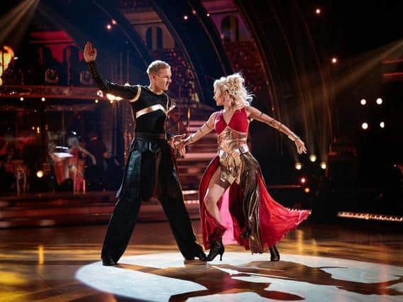 Dan Walker and Nadiya Bychkova will return for movie week on Strictly Come Dancing next Saturday. It comes after Ms Bychkova revealed she has moved to Sheffield and "loves" the city. Picture: Guy Levy/BBC/PA Wire.