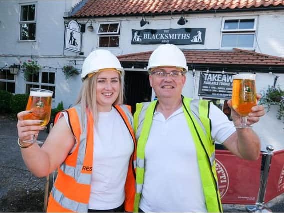 Hannah and Dave are overseeing the transformation of the Blacksmiths Arms.
