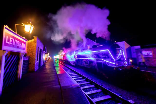 The Light Spectacular event at North Yorkshire Moors Railway (Credit: Charlotte Graham)