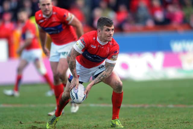 THAT WAS THEN: Ben Cockayne, in action for Hull Kingston Rovers back in 2015. 
Picture Jonathan Gawthorpe.