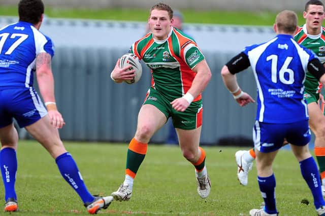 SWITCHING SPORTS: Luke Menzies made over 160 appearances as a rugby league player, including for the like of Hunslet, Hull KR, Batley and Dewsbury.