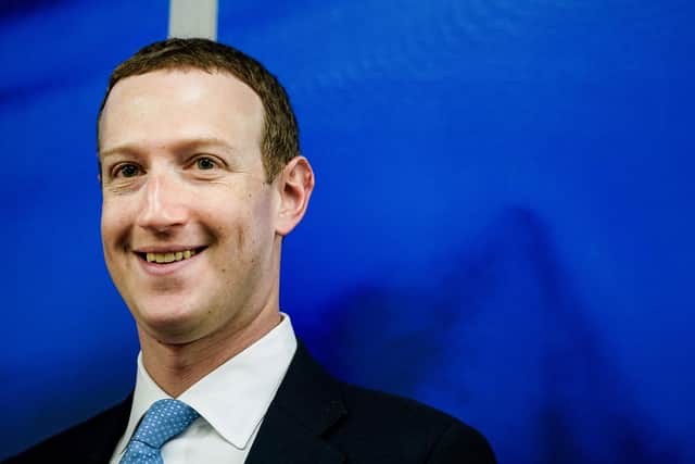 Facebook boss Mark Zuckerberg.