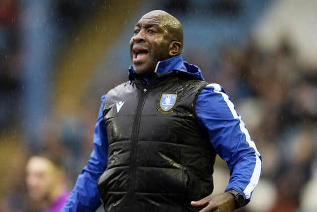 BIG DROP: Darren Moore's Sheffield Wednesday drop four places to eighth. Picture: Steve Ellis