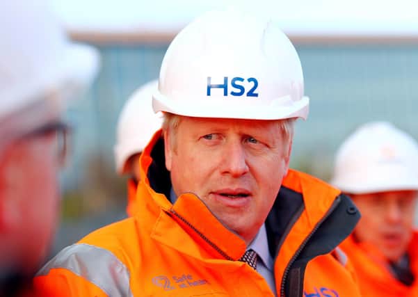 Boris Johnson remains silent on the future of the eastern leg of HS2 to Leeds.