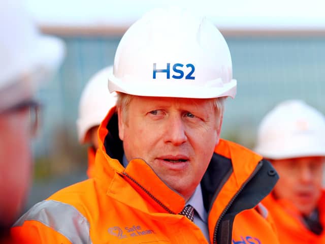 Boris Johnson remains silent on the future of the eastern leg of HS2 to Leeds.