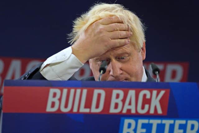 How did you rate Boris Johnson's party conference speech as Labour grandee David Blunkett accuses the PM of denial, duplicity and downright lies?