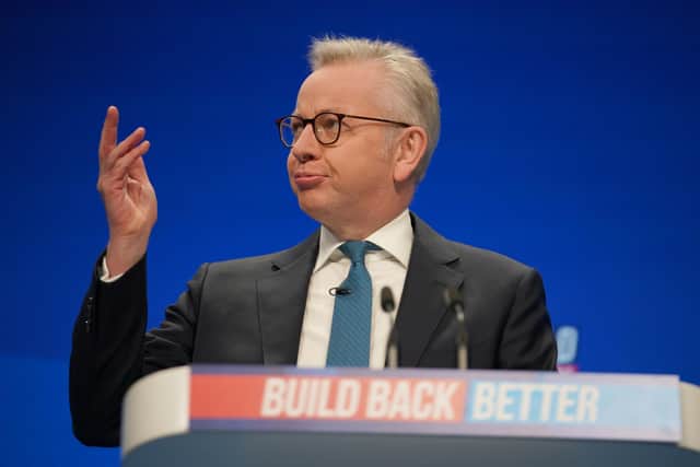 Cabinet minister Michael Gove is now in charge of housing and planning policy.