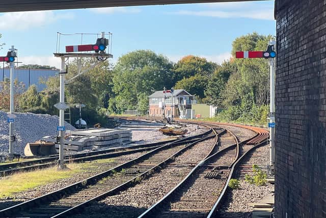 The old signals are being replaced as part of an upgrade  Picture: Network Rail
