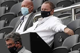 OWNER: Mike Ashley watches a Newcastle United game at St James' Park