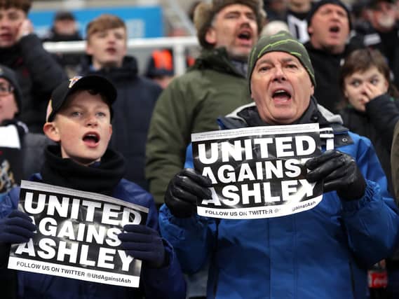 UNPOPULAR: Fans have wanted Mike Ashley to sell Newcastle United since 2008