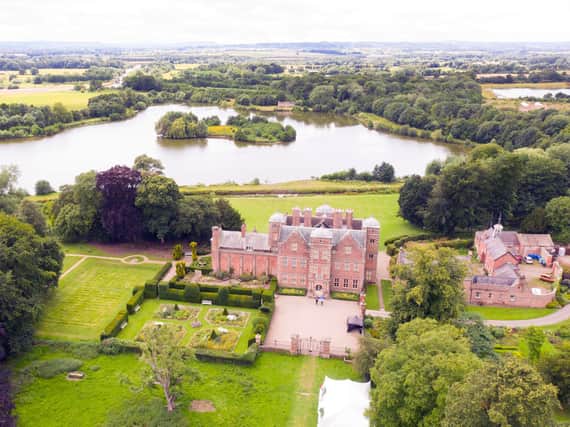 Kiplin Hall and Gardens photographed from above by drone pilot @bigladderphotographer during test flights for the Drone Access Policy.