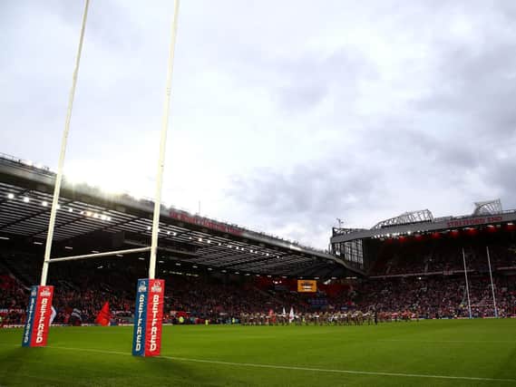 OLD TRAFFORD: St Helens will take on Catalans Dragons in the Super League Grand Final on Saturday night. Picture: Getty Images.