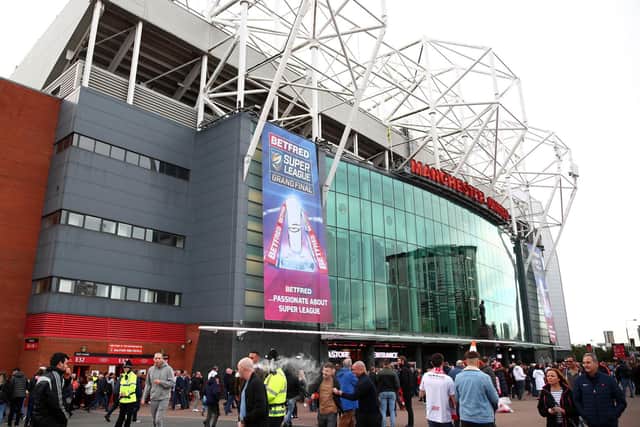 OLD TRAFFORD: Fans will return to the venue this year after last season's Grand Final was held behind closed doors in Hull. Picture: Getty Images