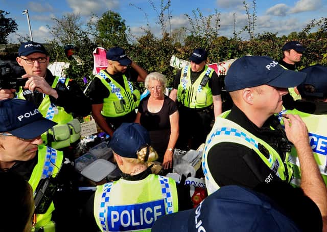Previous plans for fracking at Kirby Misperton attracted widespread protests.