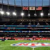 NFL LONDON: The New York Jets face the Atlanta Falcons at the Tottenham Hotspur Stadium on Sunday. Picture: Getty Images.