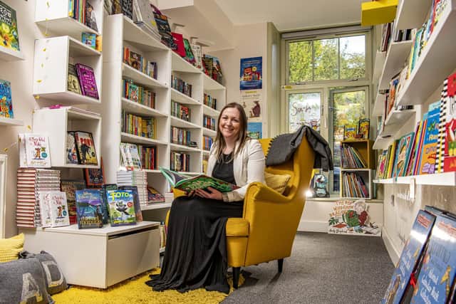 Louise Ashmore in the children's section, set to celebrate national Bookshop Day, at their independent shop, Read Bookshop in Holmfirth. Picture Tony Johnson