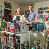 Louise and James Ashmore set to celebrate national Bookshop Day, at their independent shop, Read Bookshop in Holmfirth. Picture Tony Johnson