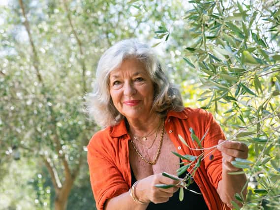 Carol Drinkwater on her farm in the South of France. Credit: Media Sud Productions.