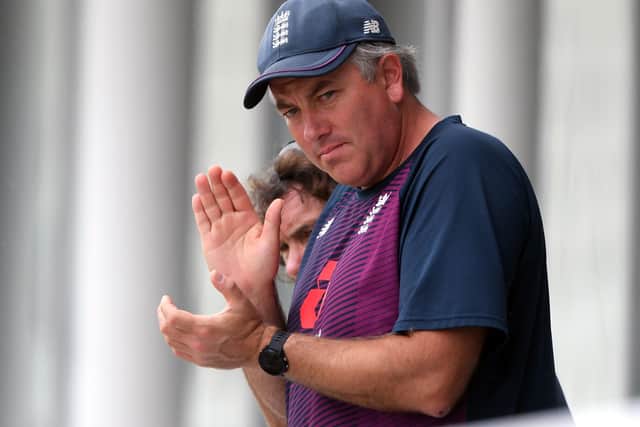 CONFIDENT: England head coach Chris Silverwood Picture: Stu Forster/PA
