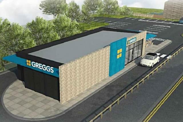 How the Greggs drive-thru may look