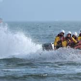 The lifeboat in action