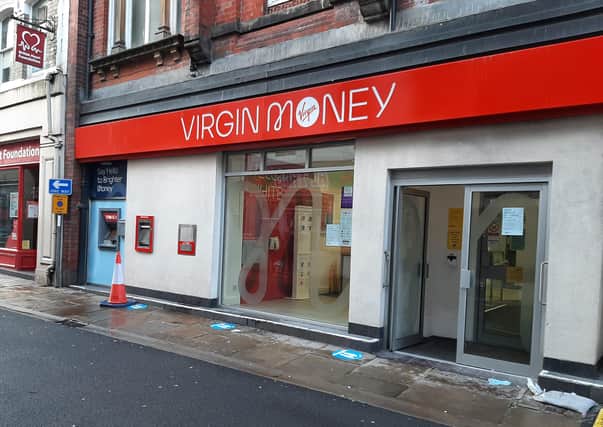 Virgin Money in Whitby, Virgin Money's closure of local branches continues to be criticised.