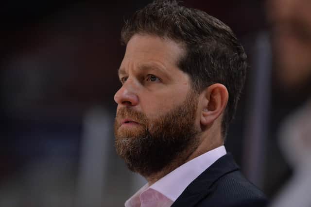 MIXED WEEKEND: Head coach Aaron Fox 

was pleased with response he got from his Sheffield Steelers team at guildford Flames on Sunday night. Picture courtesy of Dean Woolley