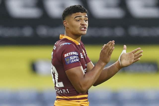 Rising star: Huddersfield Giants' Will Pryce - son of former Bradford and Great Britain player Leon. Picture by Ed Sykes/SWpix.com