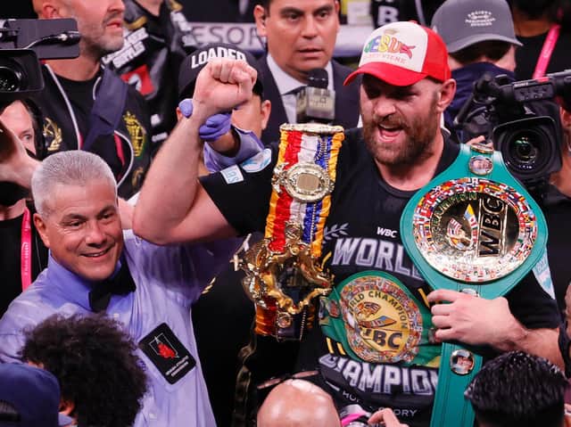 CHAMPION: Tyson Fury. Picture: Getty Images.