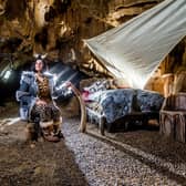 Lisa Bowerman and Nicholas Markham, owners of Stump Cross Caverns, are staying in a cave for 105 hours