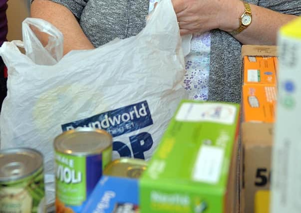 What does the use of food banks say about Britain's economy?