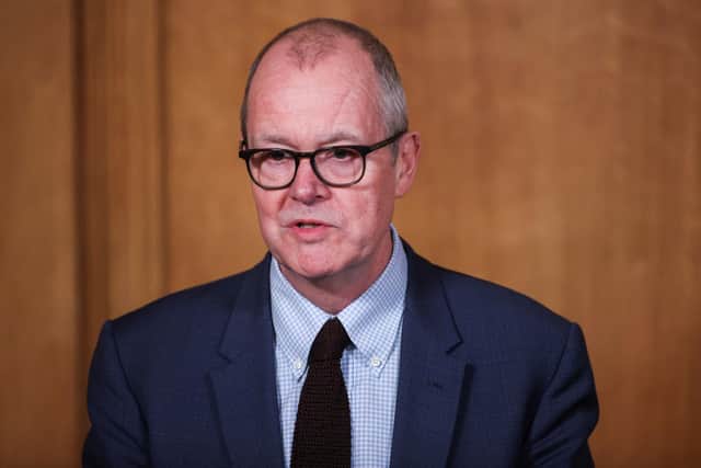 File photo dated 23/03/21 of Chief scientific adviser Sir Patrick Vallance, who has said acting sooner and harder is the best way to deal with the spread of a future variant of Covid-19.
