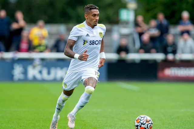 GROWING REPUTATION: Leeds United winger Raphinha, capped by Brazil for the first time this month