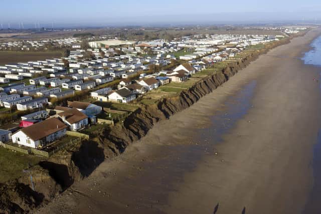 Almost 20 homes are at risk from coastal erosion