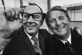 Morecambe and Wise in Sheffield, 1971.